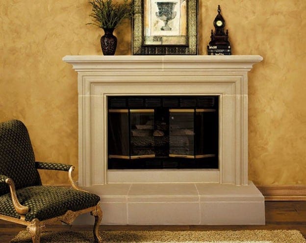 factory-built fireplace old world stoneworks